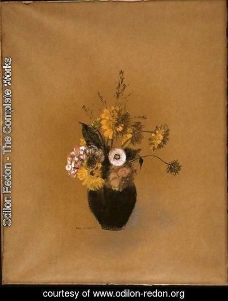 Odilon Redon - Vase with Flowers
