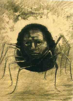 Odilon Redon - The Crying Spider