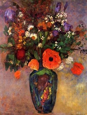 Bouquet Of Flowers In A Vase