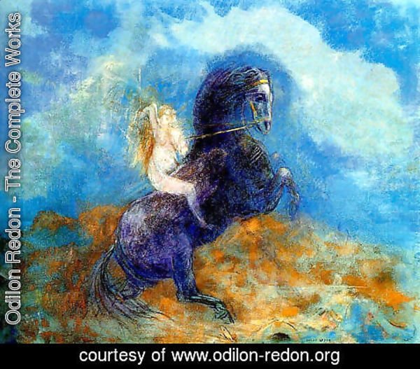 Odilon Redon - Brunhild Aka The Valkyrie