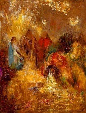 Odilon Redon - Christ And His Desciples