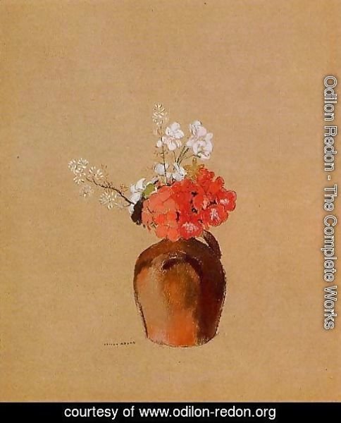 Odilon Redon - Flowers In A Pot