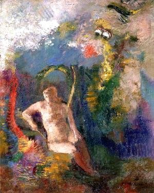 Odilon Redon - Landscape With Eve
