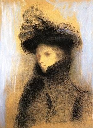 Odilon Redon - Portrait Of Marie Botkine