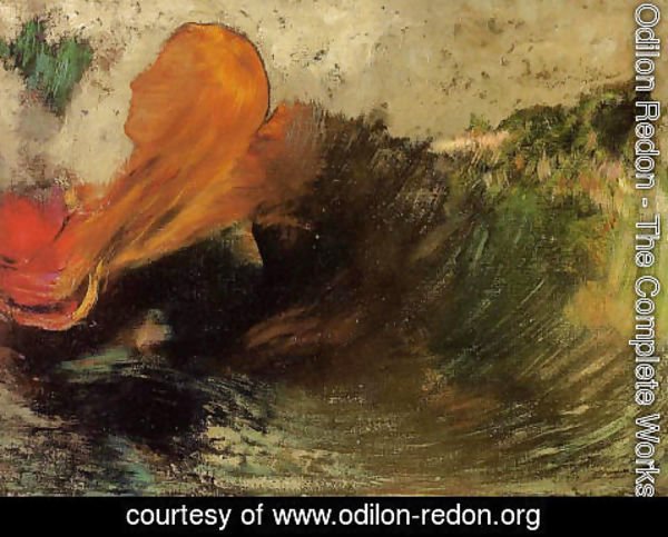 Odilon Redon - The Death Of Ophelia