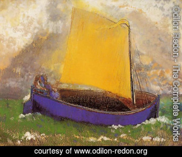 Odilon Redon - The Mysterious Boat