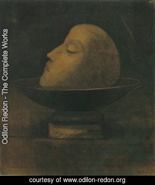Odilon Redon - Head of a Martyr 1877
