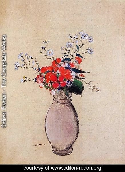 Odilon Redon - Bouquet of Flowers II