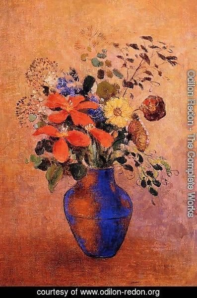 Odilon Redon - Vase of Flowers 01