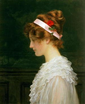 Profile of a young girl 2