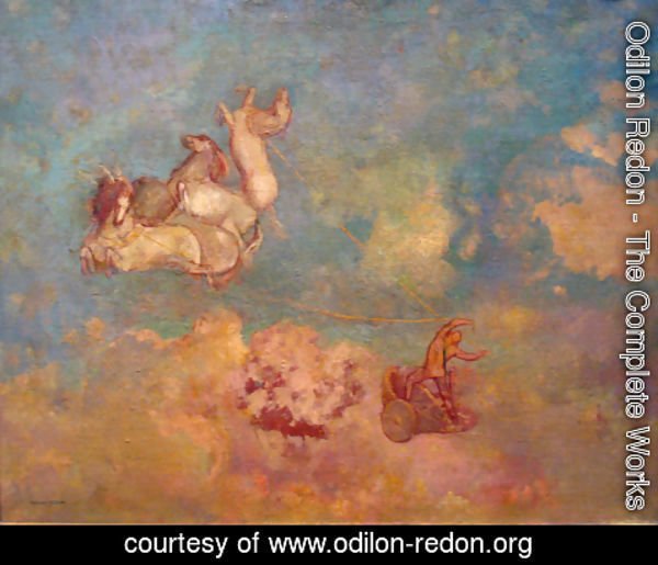 Odilon Redon - The Chariot of Apollo