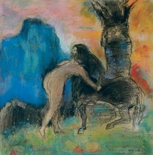 Odilon Redon - Femme et centaure