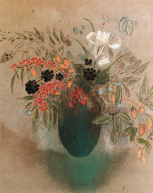 Odilon Redon - Fleurs dans un vase