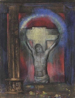 Odilon Redon - Le crucifix