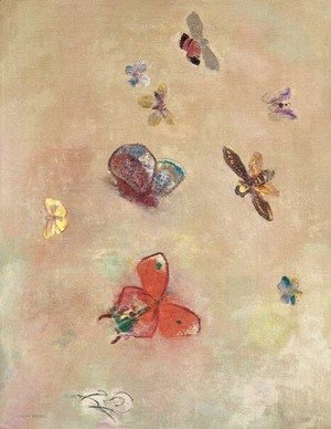Odilon Redon - Papillons 2