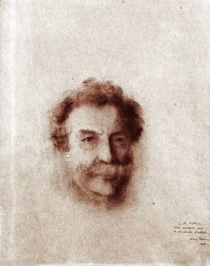 Odilon Redon - Portrait De Charles Waltner