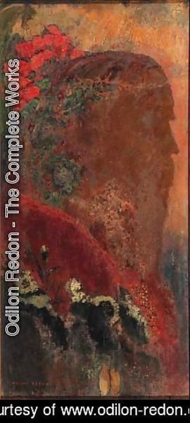 Odilon Redon - Jesus en fleurs (Enlightened Profile)