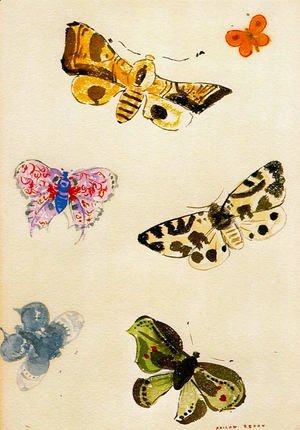 Odilon Redon - Butterflies 3