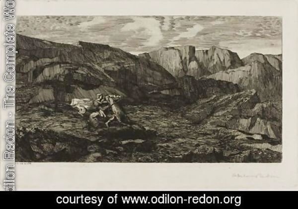 Odilon Redon - Fear