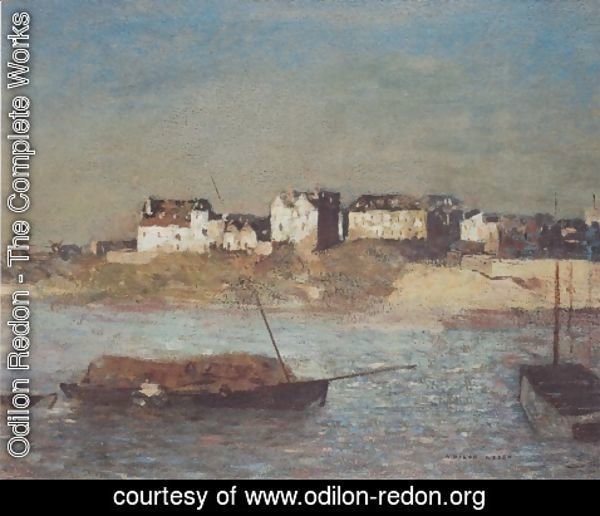 Odilon Redon - Breton harbour