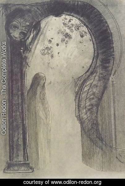 Odilon Redon - Woman and Serpent