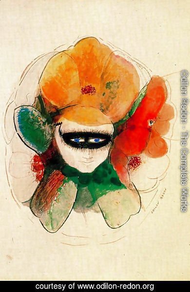 Odilon Redon - The Masked Anemone