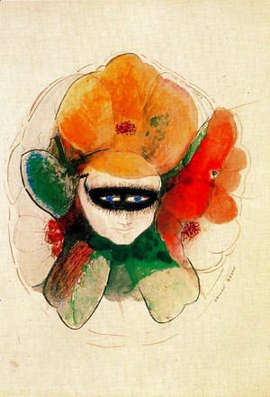 Odilon Redon - The Masked Anemone