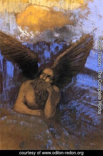 Odilon Redon - Aged Angel