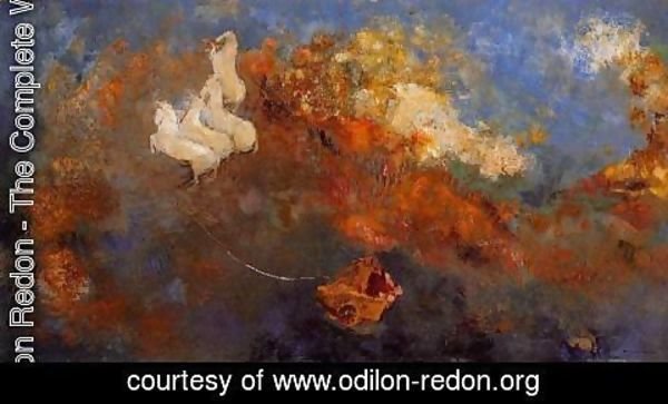Odilon Redon - Apollos Chariot4