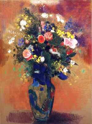 Odilon Redon - Bouquet In A Persian Vase