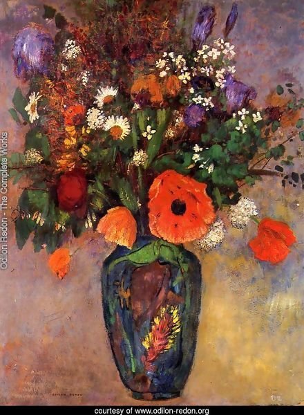 Bouquet Of Flowers In A Vase