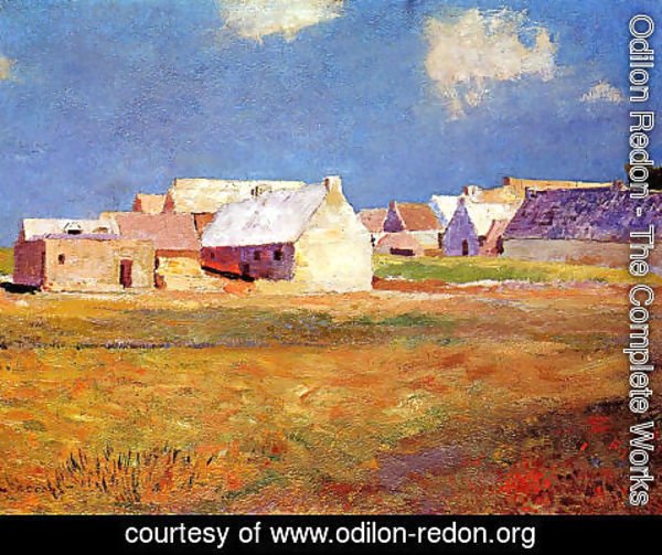 Odilon Redon - Breton Village
