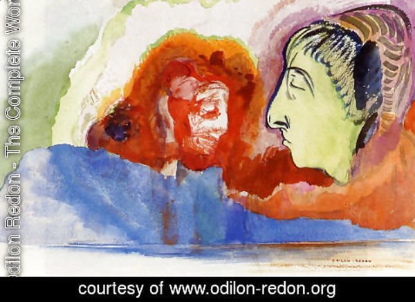Odilon Redon - Dantes Vision