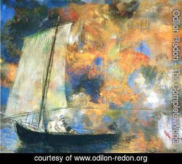 Odilon Redon - Flower Clouds