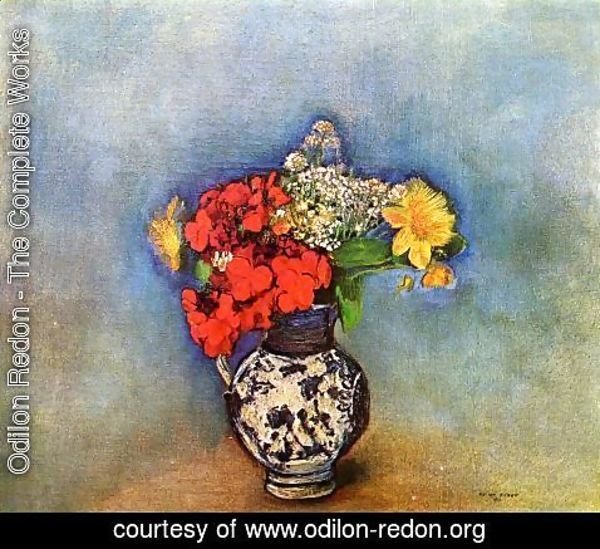 Odilon Redon - Geraniums2