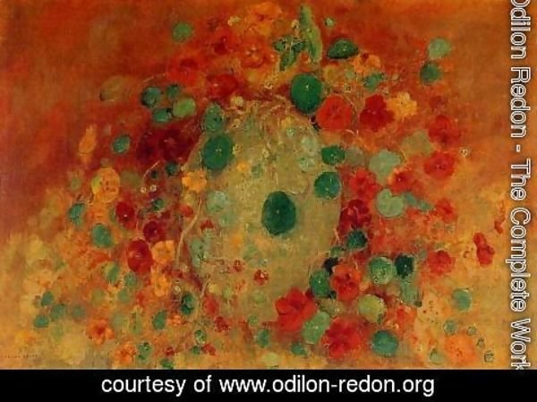 Odilon Redon - Nasturtiums
