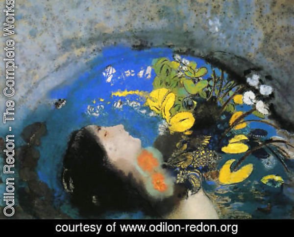 Odilon Redon - Ophelia 1900-1905