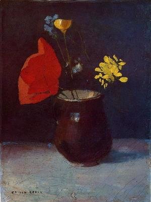 Odilon Redon - Pitcher Of Flowers