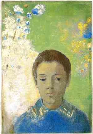Odilon Redon - Portrait of Ari Redon 1898