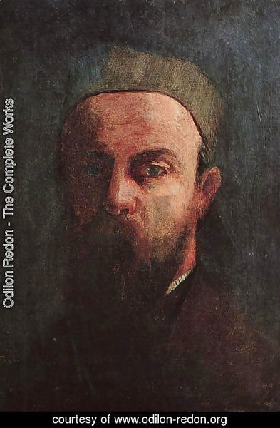 Odilon Redon - Self-Portrait 1880