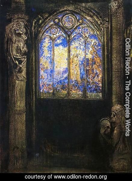Odilon Redon - Stained Glass Window 1904