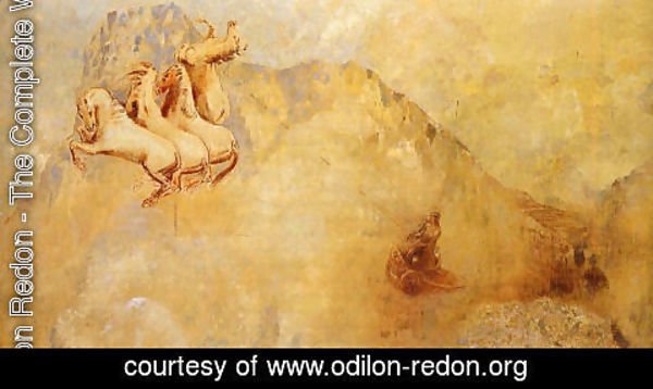 Odilon Redon - The Chariot Of Apollo2