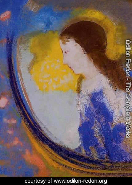 Odilon Redon - The Child In A Sphere Of Light