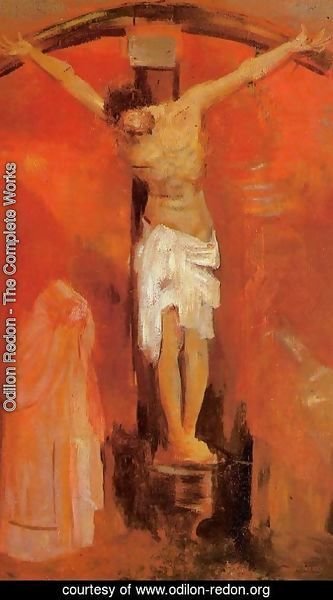 Odilon Redon - The Crucifixion