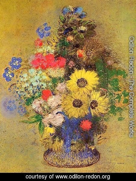 Odilon Redon - Vase Of Flowers10