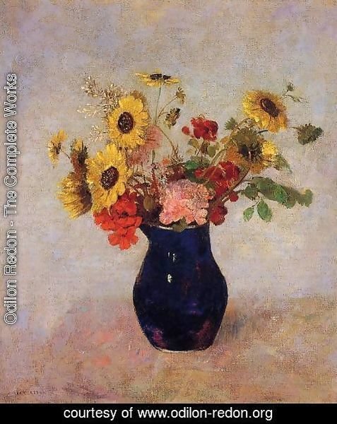 Odilon Redon - Vase Of Flowers13